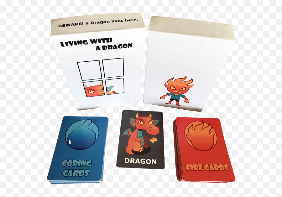 Living With A Dragon - Sticker Emoji,Emotion Matching Cards