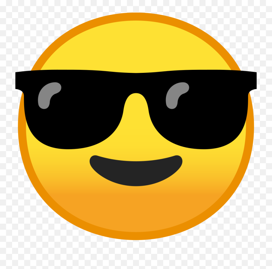 Sunglasses Emoji Meaning With - Sunglass Emoji Transparent Background,Smiley Emoji