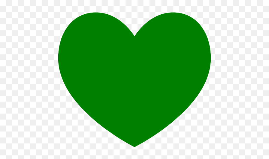 Green Heart 55 Icon - Free Green Heart Icons Black Heart Free Icon Emoji,Green Heart Emoticon For Facebook