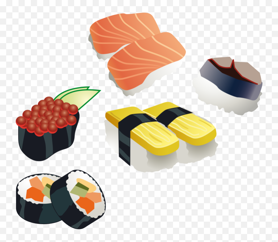 Free Animated Pictures Of Food Download Free Clip Art Free - Sushi Clip Art Emoji,Flag Fish Fries Emoji