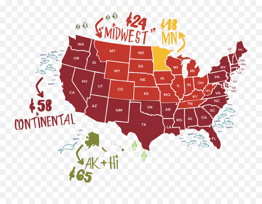 Northern Waters Smokehaus - Blog Usa Map Graphic Emoji,Superior Flavors Emotions