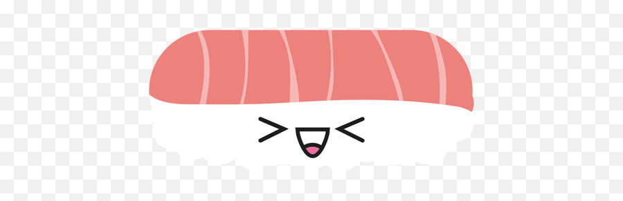 Kawaii Face Salmon Sushi Icon - Salmon Kawaii Png Emoji,Facebook Emoticon Nigiri