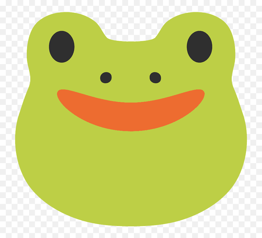 Frog Emoji Clipart - Android Frog Emoji,Frog Get In Emoticon