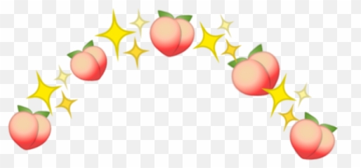 Emoji Emojis Emojicrown Crown Sticker - Transparent Peach Emoji Crown,Peach Emojis