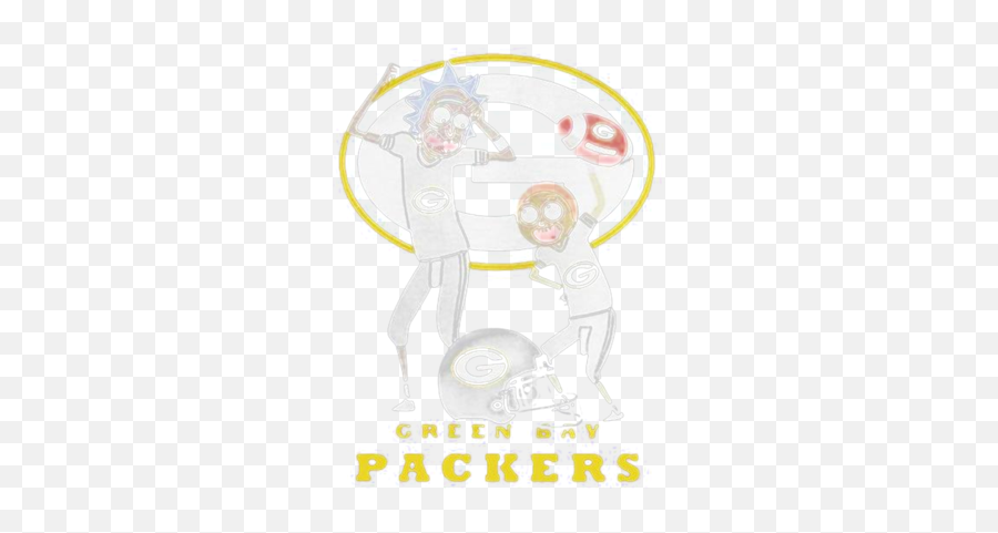 Rick And Morty Green Bay Packers Football Players Shirt - For Running Emoji,Matthew Gray Gubler Emoticon Face