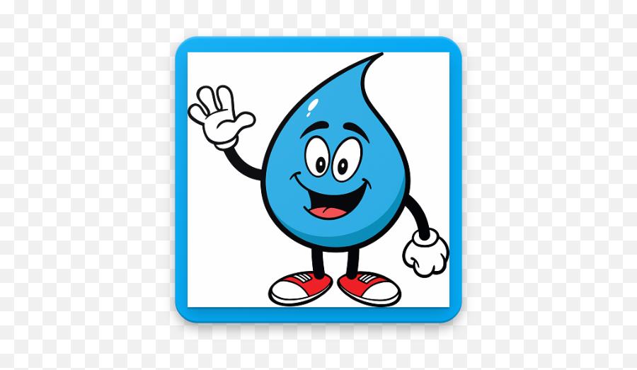 Groundwater Quiz - Water Drop Waving Emoji,Surveyor Emoticon