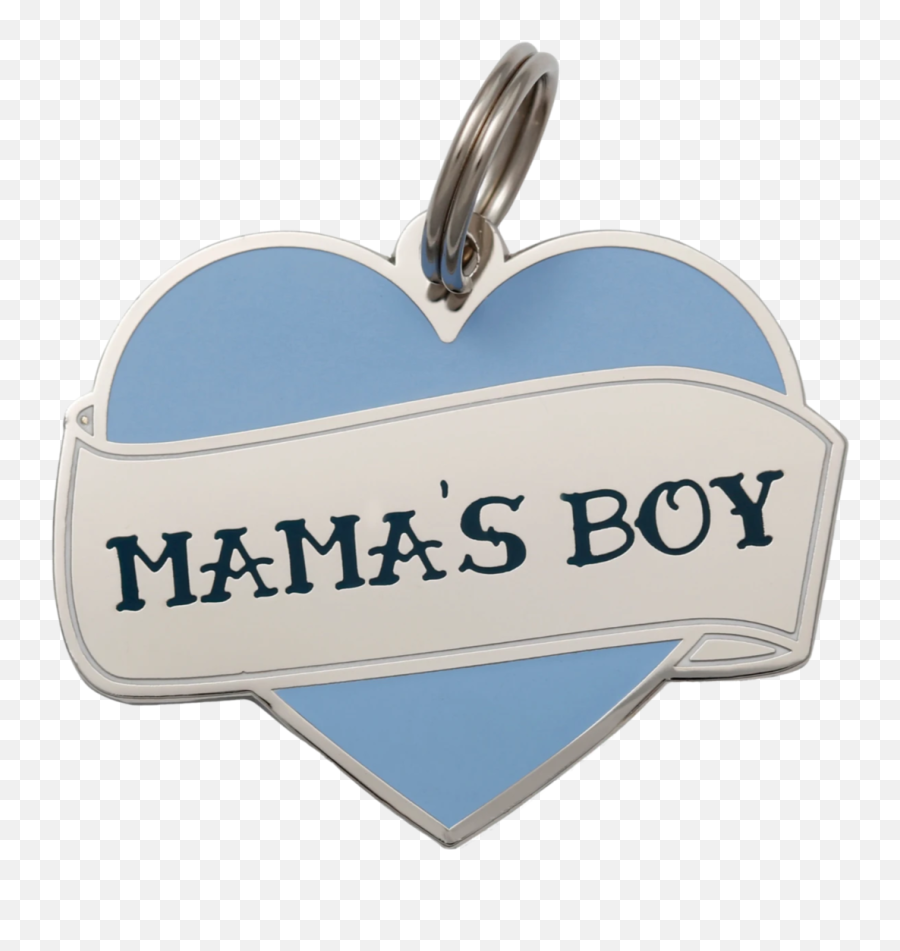 Mamau0027s Boy Custom Pet Tag Custom U0026 Made In The Usa - Mamas Boy Dog Tag Emoji,Dog Dog Heart Emoji Puzzle