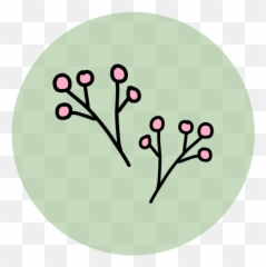 Flower Spring Highlight Garden - Twig Emoji,Herbs Emoticon Text.