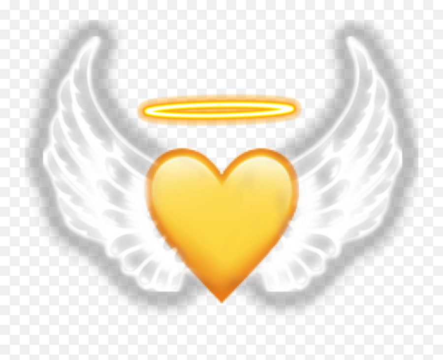 Heart Emoji Halo Transparent - Novocomtop Am Broken Wallpaper Hd,Emojis On Iphone Angel