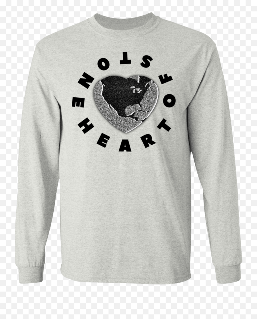 Heart Of Stone Long Sleeve Ultra Cotton T - Shirt U2022 Unique Gift Shopping Emoji,Lgbtq Heart Emoji