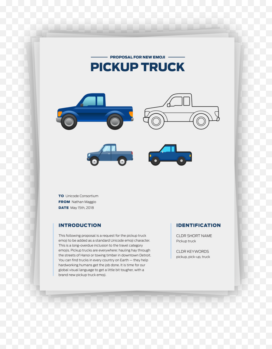 Pickup Truck Emoji - Commercial Vehicle,Ford Commercials Made Out Of Emojis