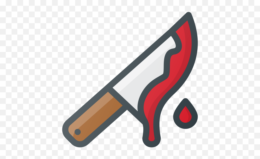 Holyday Halloween Knife Bloody Kill - Knife Icon Blood Emoji,Killing People Emoticon Knife