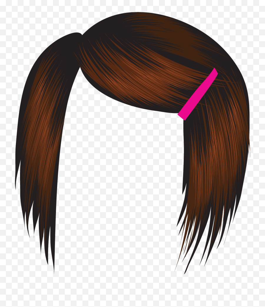 Wig Clipart - Clip Art Library Hair Clipart Emoji,Redhead Iphone Emoji