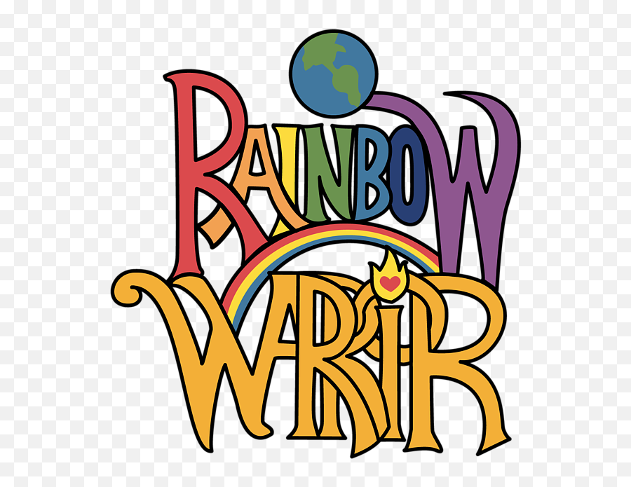 Rainbow Warrior Round Beach Towel - Transparent Rainbow Warriors Logo Emoji,Rain Bow Emoji Opuzzle