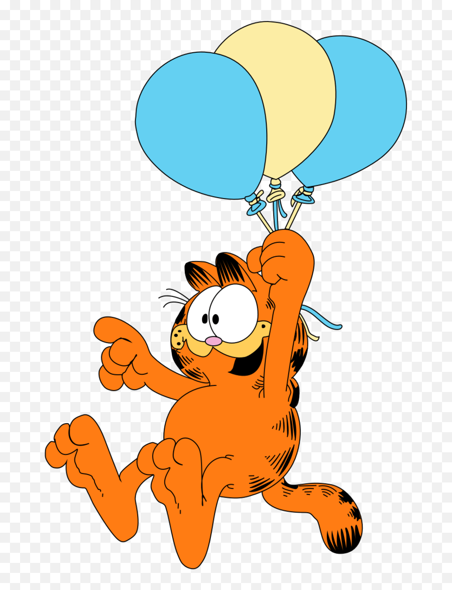 Download - Transparent Background Garfield Png Clipart Garfield Png Transparent Emoji,Microsoft Balloons Emojis