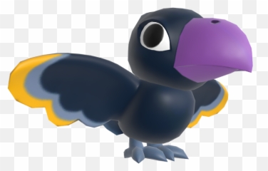 Crow - Zelda Wiki Awakening Crows Emoji,Japanese Bowing Emoticons Triforce Heroes