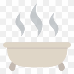 Bathtub Emoji Clipart - Bathing Emoji,Bathrub Emoji