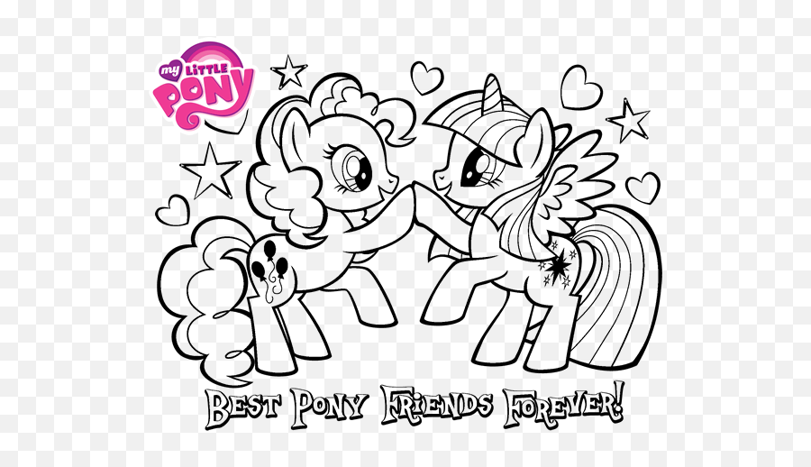 My Little Pony Pinkie Pie Para Colorear - My Little Pony Friendship Is Magic Emoji,Dibujos Para Colorear Emojis De Persoonajes De Disney