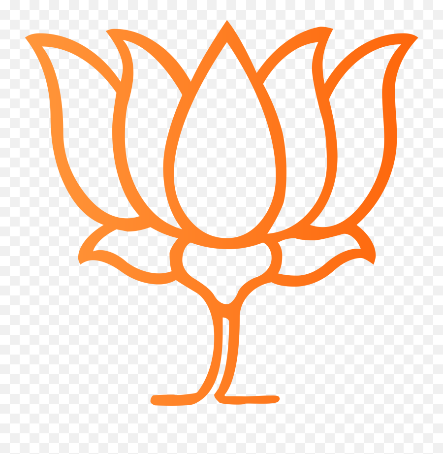 Transparent Background Bjp Logo Png Hd - Bhartiya Janta Party Logo Emoji,Emojis Para Colorir