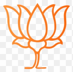 Transparent Background Bjp Logo Png Hd - Bhartiya Janta Party Logo Emoji,Emojis Para Colorir