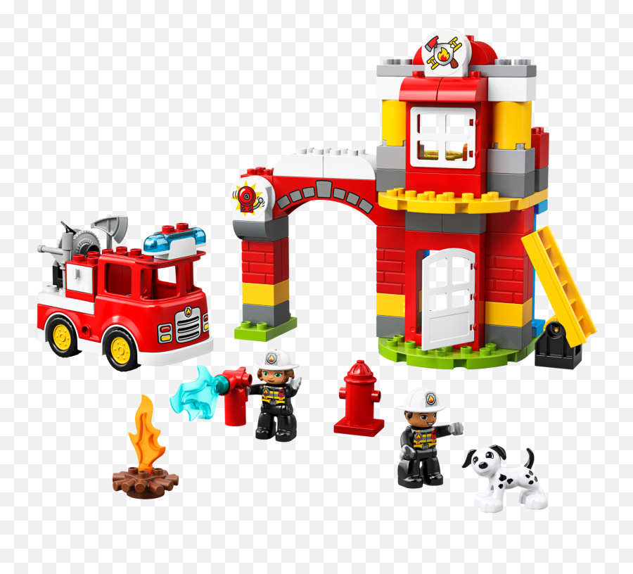 Lego Duplo Fire Station - Lego 10903 Emoji,Drawing Emotions On Duplos