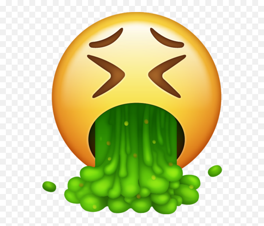 Vomit Emoji - Sick Emoji,Grass Emoji