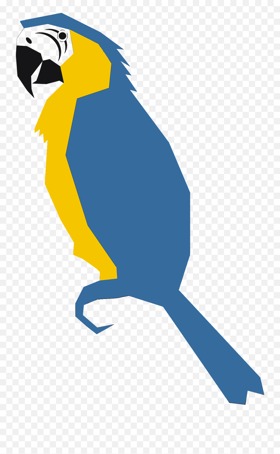 Blue And Yellow Parrot Clipart - Blue Parrot Clipart Emoji,Parrot Emoji