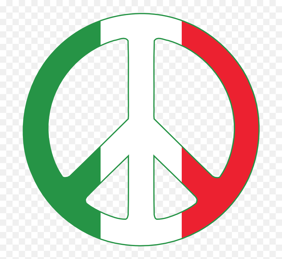 Peace Flags Peace Symbol - Italy Peace Emoji,Italy Flag Emoji