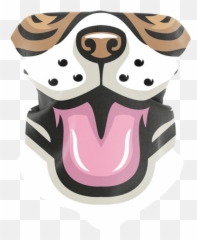 Neck Gaiters Masks - Dog Emoji,Fang Emoji Face
