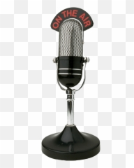 Wireless Microphone Internet Radio - Transparent Radio Microphone Emoji,Microphone Emoji Transparent