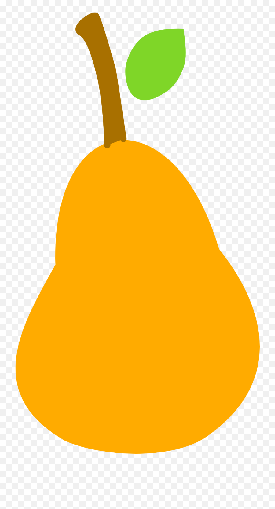 Drawing Of The Ripe Orange Pear Free Image Download Emoji,Pear Png Emoji