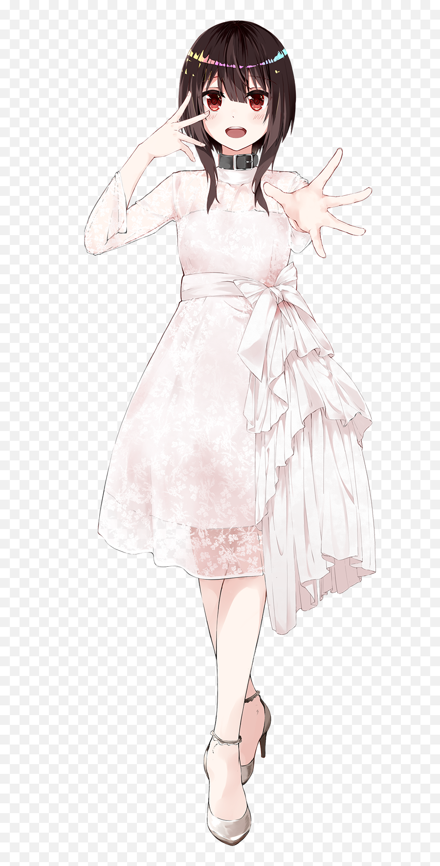 Megumin Formal Dress - Megumin Arts Wedding Dress Emoji,Megumin Emoji