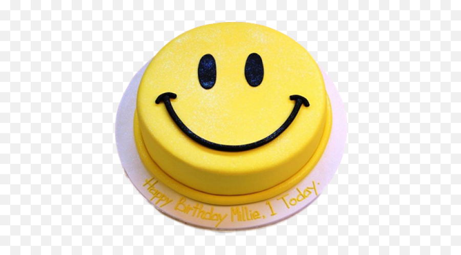 Guys Favorite Cakes Dubai - Smiley Cake Designs For Birthdays Emoji,Thanos Emoji