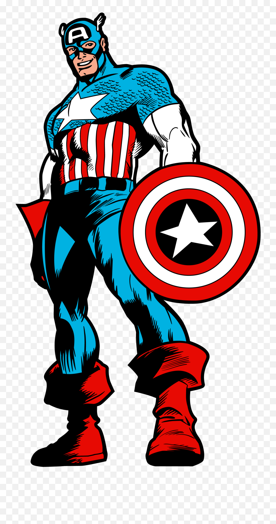 Captain America Playing Card Clipart - Full Size Clipart Emoji,Playing Cards Emoji