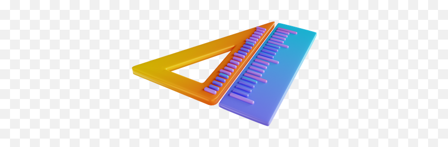 Premium Geometry Tool 3d Illustration Download In Png Obj Emoji,Sideways Triangle Emoji