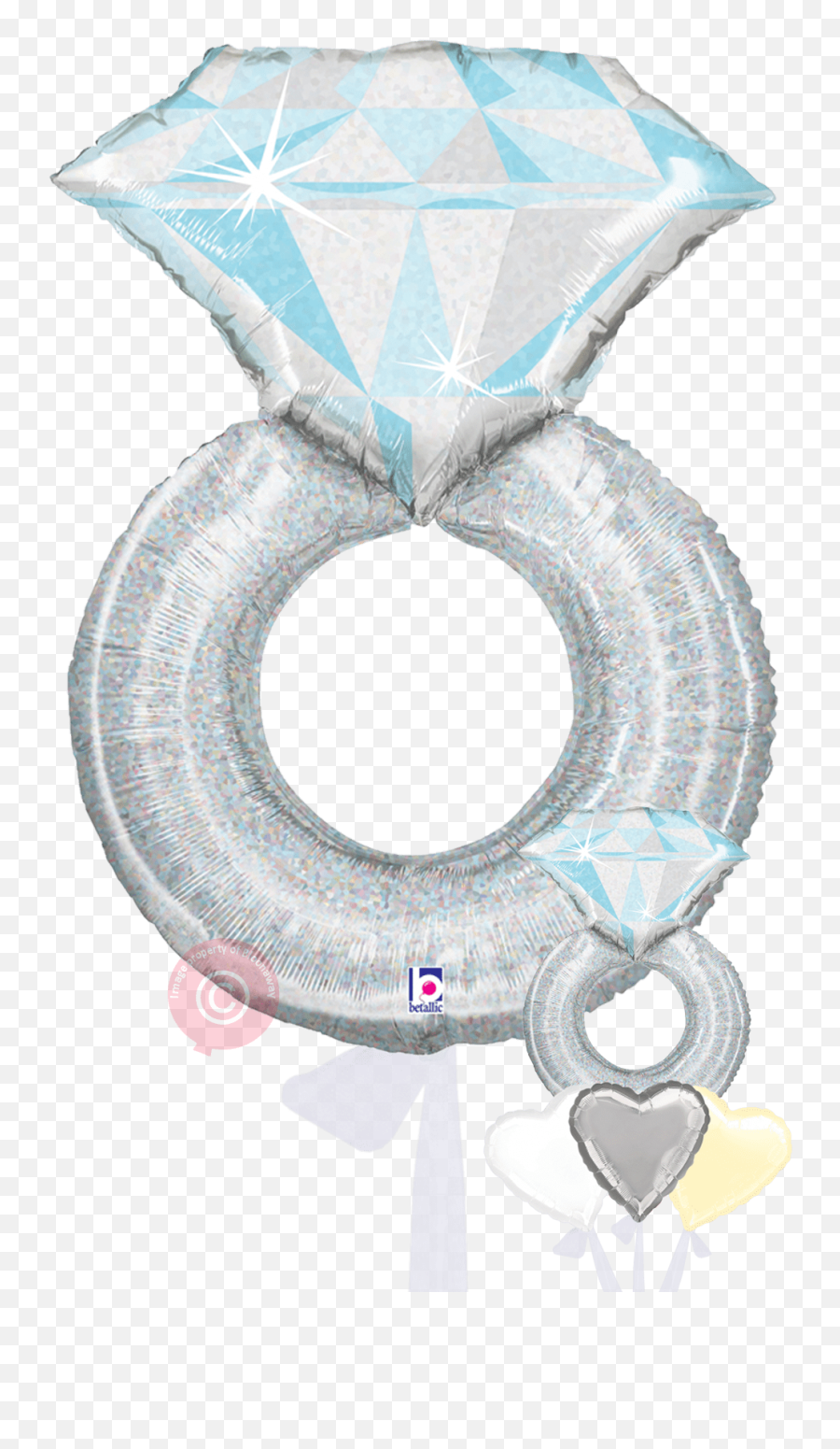 Platinum Wedding Ring Holographic Jumbo - Crystal Emoji,Wedding Emojis