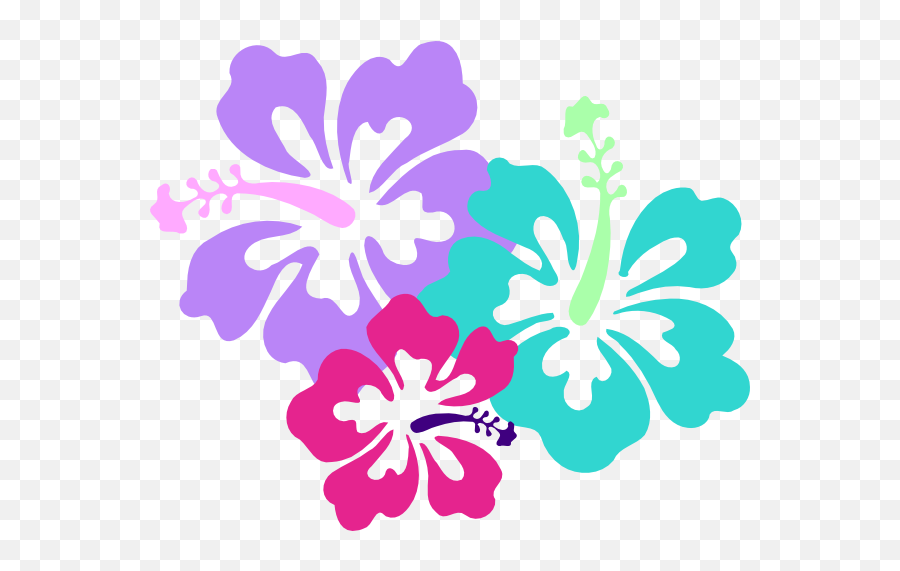 Tropical Sticker By Glowspude8 - Hawaiian Hibiscus Clip Art Emoji,Tropical Flower Emoji