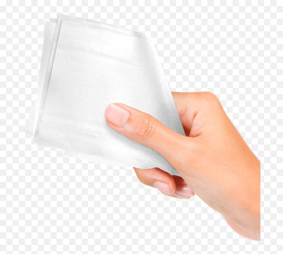 Napkin Png - Hand With Tissue Transparent Emoji,Tissue Emoji