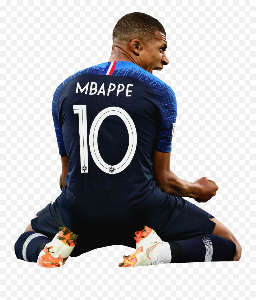 Kylian Mbappe 2018 Russia World Cup - Kneeling Emoji,Football World Cup Emoji