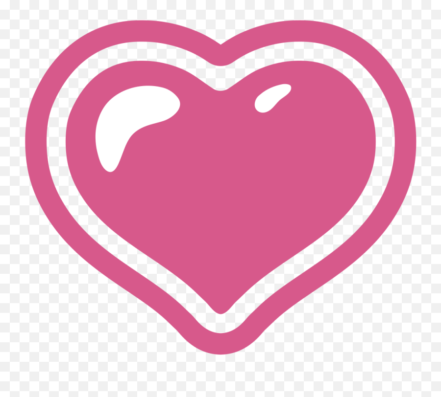 Download Heart Emoji Free Png - Transparent Emoji Pink Heart Icon Png,Heart Emojis