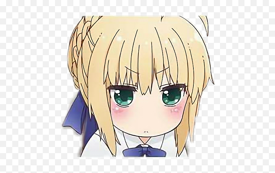 Saber Sticker - Fictional Character Emoji,Saber Emoji