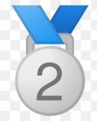 2nd Place Medal Free Icon Of Noto - Second Place Png Emoji,1st Place Emoji