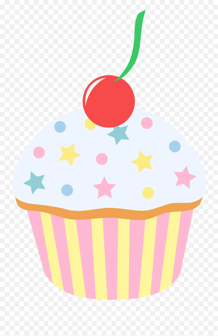 Cupcake Clip Art Free Free Clipart Images 2 - Clipartix Cartoon Cupcake Clipart Png Emoji,Cupcake Emoji Facebook