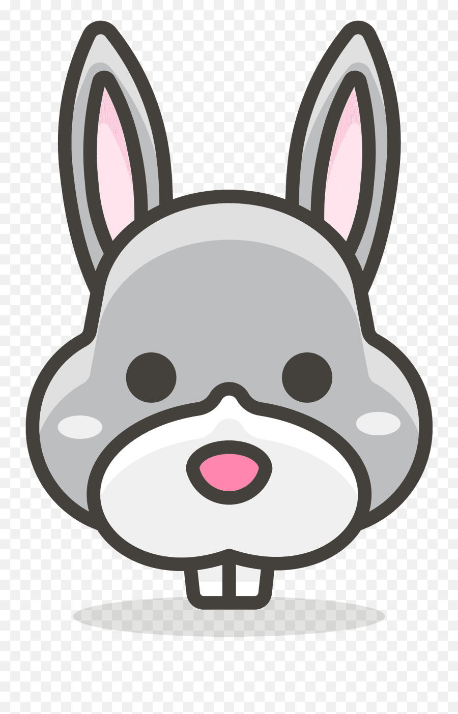 Rabbit Face Free Icon Of 780 Free Emoji,Rabbit Emoji