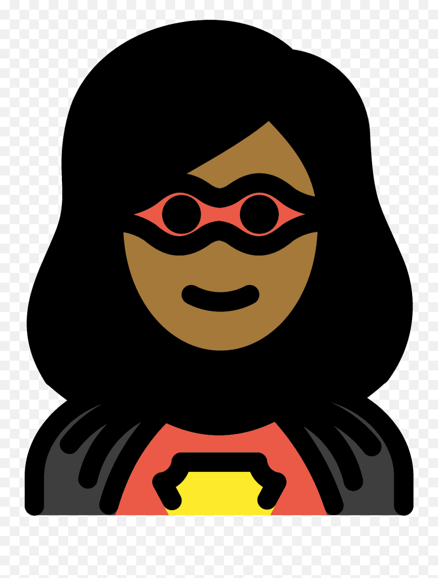 Woman Superhero Emoji Clipart Free Download Transparent - Superhero,Emojis Girl Costume