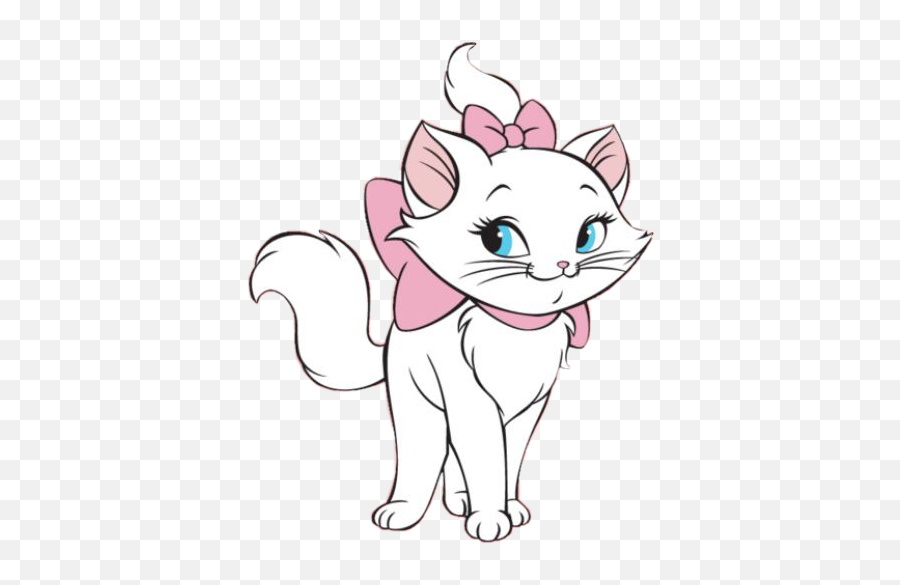Marie Disney Cat Kitty Cute Sticker - Cartoon Cute Marie Cat Emoji,Marie The Cat Emoji
