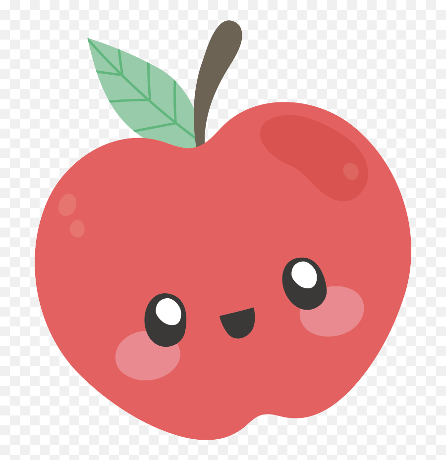 Ios Android Giphy Animated Apple - Animada Manzana Kawaii Png Emoji,Inanimate Object Emoji