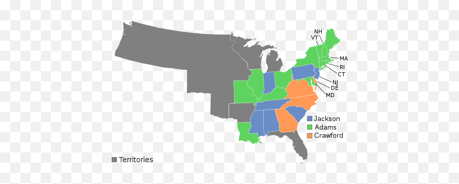 1824 United States Presidential Election - Wikipedia 107th Congress Senate Map Emoji,Till There Was You Emotion Map