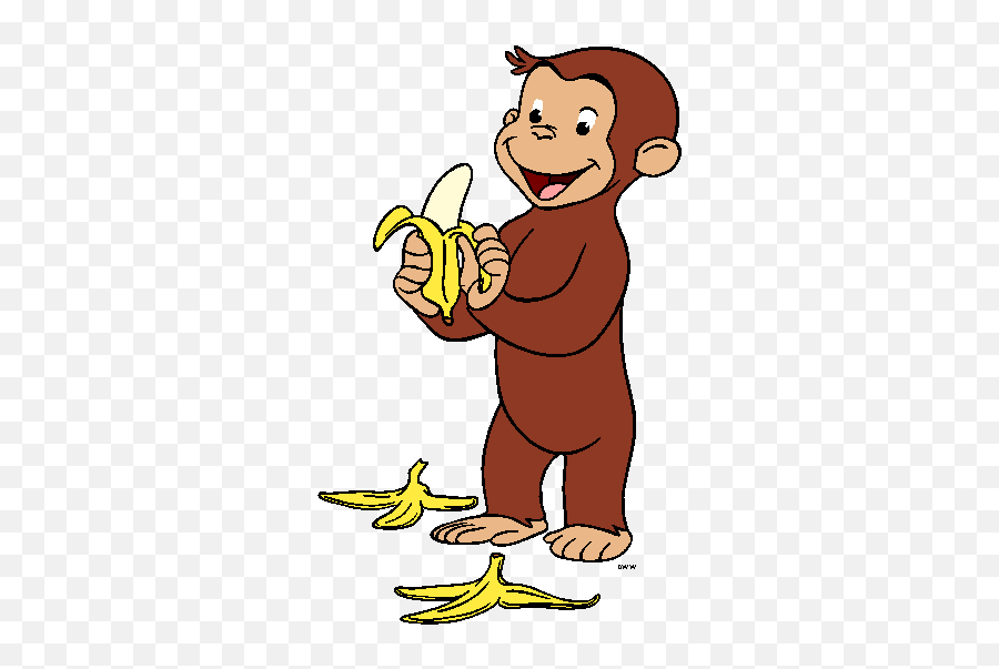 Free Curious George Clipart Download Free Clip Art Free - Clipart Curious George Banana Emoji,Curious Animated Emoticon