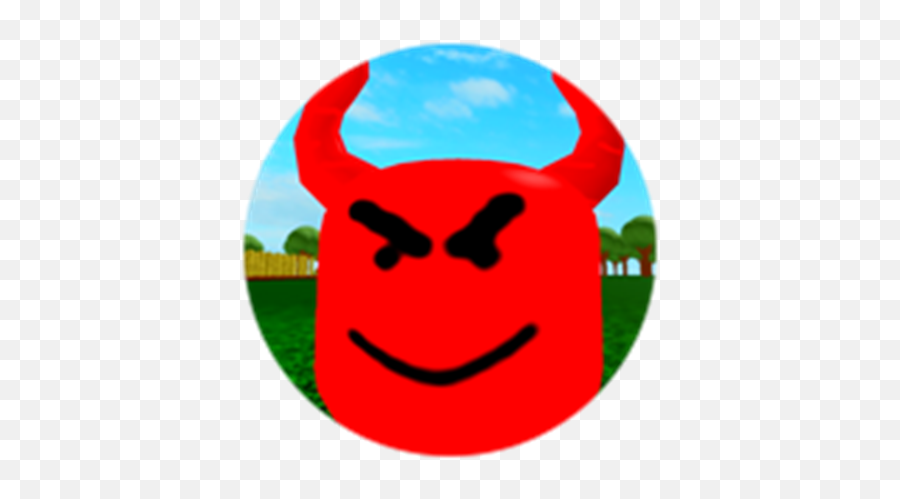 Devil Noob Head - Roblox Emoji,How To Create A Devil Emoticon